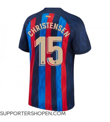 Barcelona Andreas Christensen #15 Hemma Matchtröja 2022-23 Kortärmad